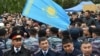 Kazakhstan -Opposition supporters rally - protest during Kazakhstan's presidential elections in Nur-Sultan on June 9, 2019. (Photo by VYACHESLAV OSELEDKO / AFP)